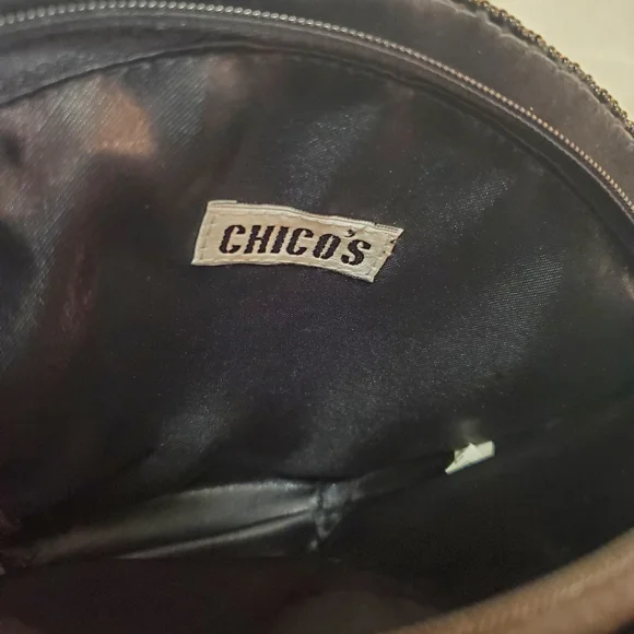 Chico's Beaded Peacock Handbag - Picture 12 of 16